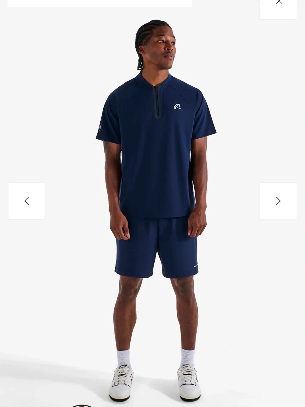Malbon Performance 2-1 Golf shorts Navy Small - Picture 2 of 11